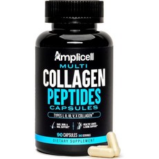 Multi Collagen Peptides Powder - Hydrolyzed Type 1 & 3 for Hair Skin Nails & Joints - Unflavored, Unflavored Capsule, 90 Count (Pack of 1), 1개, 90정