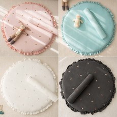 순면 아이방 신생아 아기 원형 러그 놀이방 매트, 속통(커버X), 속통만