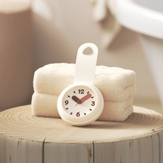 틱톡 이슈 다용도 걸이 흡착 무소음시계 4종, 쿠키베이지