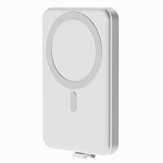 중국 CCC인증 라플루 RPB-MS01 PD 45W PPS초고속충전 2.0 마그네틱10000mAh 보조배터리 마그네틱 링 제공 케이블일체형 기내반입 군대 갤럭시S25호환 3C, RPB-MS01 화이트