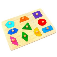 BD 꼭지퍼즐(도형익히기) 원목교구 지능개발 두뇌개발, 1개