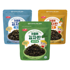 베베스트 처음에 김자반 3종 3개 (오리지널 + 야채 + 멸치), 25g, 1개
