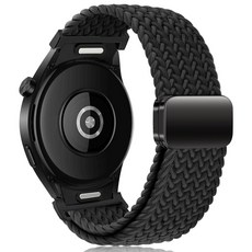 밴드톡 갤럭시워치 호환 울트라 7 6 5 4 마그네틱 브레이드 스포츠 루프 스트랩, 블랙