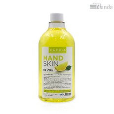 캐시아 핸드스킨 손소독제 안티셉틱 피부소독제 왁싱재료 반영구재료 리필 850ml, 1개