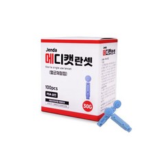 케어센스 일회용 멸균 채혈침 란셋 바늘 침 메디캣 란셋 1박스100개입