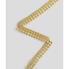 퀼트스타 도트 송이 금사 브레이드_15mm, 1개, 골드