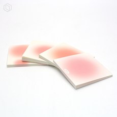 [오늘의택] 핑크 떡메모지 다꾸 메모장 미니노트 50매 80x80mm 공시생떡메 예쁜메모지