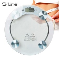 180kg 에스라인 체 체충계 원형 전자디지털 저울 몸무게 체중EU_, 본상품선택, 본상품선택, 1개