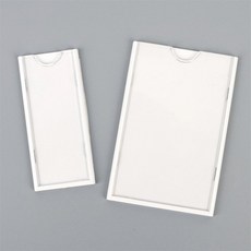 부착식 투명 메모꽂이판 아크릴문서홀더 전단지꽂이판 사무실메모꽂이 아크릴메모꽂이판, 1개, 소