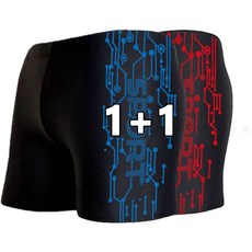 꽃소담 2장세트 남자 실내 수영복 반바지 3부 스윔팬츠 A-L26B909