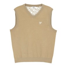 볼빅 남성 골프 로고 JQD V넥 니트 베스트 VMKVP201_BE