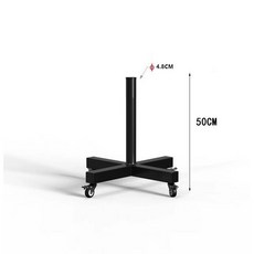 바벨 정리대 헬스장 플레이트 이동식 원판 경량 브라켓, 길이 60 높이 50cm 4.8cm, 1개, 1g