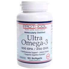 PROTOCOL FOR LIFE BALANCE Omega-3魚油軟膠囊 500EPA 250DHA, 1罐, 90顆