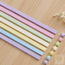 스토어-다유 색종이접기 색종이 종이별 파스텔 별접기 소원 540매, 그린