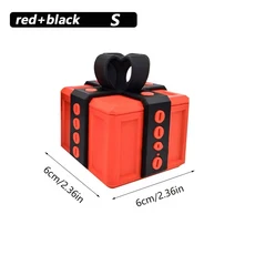 나사가있는 짜증나는 선물 상자 장난 짜증나는 선물 상자 3D 인쇄 선물 상자 돈 카드 컨테이너 크리스마스, 01 other, 01 red black S