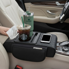 모디케이 자동차 콘솔쿠션, 1개, 블랙