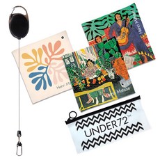 Under72 Masterpiece 高爾夫球 高爾夫球桿毛巾 3 件套 卷線器 鋼絲小環巾 運動毛巾, T04+T09+T10