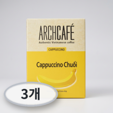 아치카페 바나나 카푸치노 커피믹스, 20g, 12개입, 3개