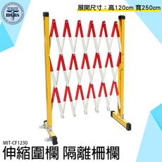 《利器五金》伸縮圍籬 隔離開關圍籬 展開尺寸: 高120cm 寬250cm CF1230 施工安全圍籬, 詳見包裝, 詳見包裝