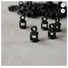 윈도우드레스 커튼레일 롤러 2.8cm, BLACK, 10개