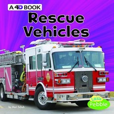 Rescue Vehicles: A 4D Book Paperback, Pebble Books