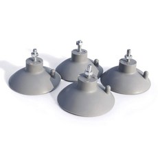 뉴스타 푸드 서비스 37357 프라이 프렌치 프렌치 커터 칼날 교체용 실버 장착 프라이 커터 전용) 1/4인치(테이블, 6 4 Pack Suction Feet