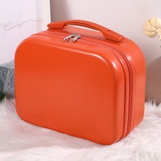 제조 업체 도매 가방 14inch 가방 패션 화장품 가방 보관 상자 고가 선물 상자, 14 인치 [비밀번호 잠금 없음] 길이 30 * 너비, 오렌지 [03]