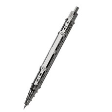 多功能 逗萬拼裝筆自動鉛筆個性DIY創意科技金屬筆繪圖畫畫素描書寫鉛筆 黑科技筆 磁力筆, 1個, 銀色