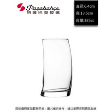 潘戈維啤酒杯385cc 連文餐具 果汁杯 水杯 玻璃杯, 1個