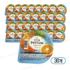 쁘띠첼 요거젤리 밀감 츄잉젤리, 90g, 30개