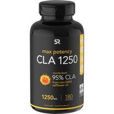 SPORTS RESEARCH CLA紅花籽油軟膠囊 1250mg 無麩質, 180顆, 1罐