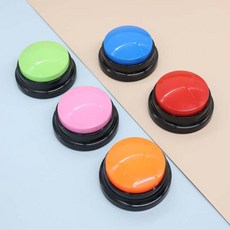 MAAH 강아지 훈련 소통 녹음벨, 1개, 옐로우