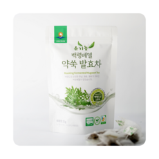 [백령베델] 백령도 유기농 약쑥 발효차 티백 25개입, 1개, 1g
