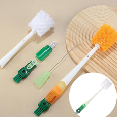 화영언니 틈새 세척솔 텀블러 실리콘 빨대 5종, 1개, 화이트
