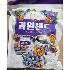 한입 과일샌드 포도맛 한입 과일샌드 포도향, 300g, 3개