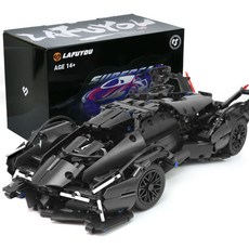 라푸유 블랙 람보르기니 V12GT 비전 슈퍼카MOC블럭 자동차 블록 레이싱카 자동차조립 어른장난감 하이퍼카 호환블록 L8064, 1개