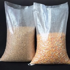 透明飼料儲存袋, 白色