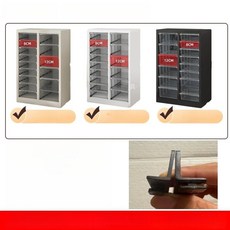 네일샵 서랍장 매니큐어 수납 보관 정리 캐비닛 분류장 12단, 1.4mm, 투명 하중 슬라이드 블랙그레이화이트 15단