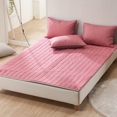 그레이스 국내생산 마이크론 온수매트커버 전기장판 탄소매트 호환가능, 핑크