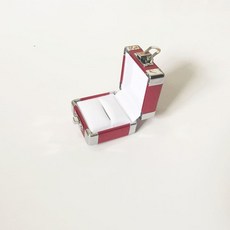 鋁合金飾品包裝盒 手鐲 戒指 項鏈 吊墜 禮品盒, 1個, 戒指盒10個