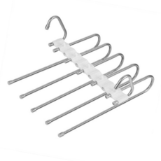 5단 바지걸이 치마걸이 행거 신박한정리 옷 정리 다용도걸이, 1개