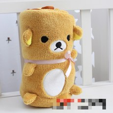 超柔細珊瑚絨嬰兒空調毯 - 可愛動物造型 (大象 獨角獸 小熊) -, 現貨可愛熊