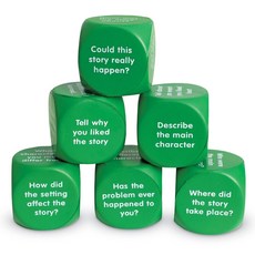 [Learning Resources] 이야기 다시 말하기 주사위 Retell a Story Cubes, 1개
