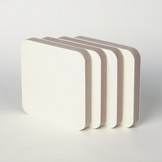 제이디 헬스기구 소음방지 충격흡수 미니 쿠션매트 (4p) 고밀도 EVA 조각매트, 아이보리, 1개