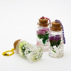 [릴리몰리] 프리저브드 플라워 하바리움 키링 만들기 diy 3인 키트 드라이플라워, 하바리움 키링 만들기 3인키트