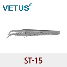 [VETUS 베투스 비투스] 일반형 네일아트 속눈썹 핀셋 ST-15, 1개