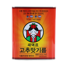 새댁표 고추맛기름 WJT, 1개, 3.4L