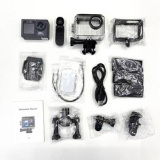 액션 브이로그 9 블랙 카메라 트래킹 스포츠 5K 와이파이 방수 미니 자석 오토바이용, with touch screen, 32GB