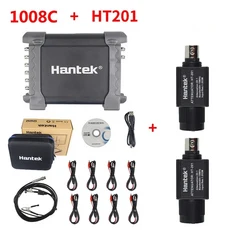 Hantek 1008c 자동차 진단 장비 +HT201 CC-65 8채널 오실로스코프 + 호 발생기, 01 China Mainland, 01 1008Cwiht 2HT201