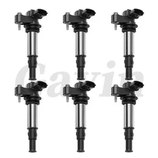 6Pcs 12629037 캐딜락 CTS SRX 오펠 벡트라 시그넘 사브 9 3 뷰익 알뤼르 레뉴브스 12583514용 점화 코일, 01 6pcs